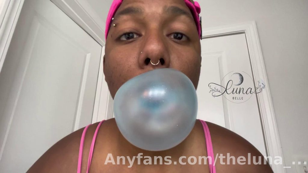 Bubblegum Babe With Pierced Nipples Blowing Bubbles giantess nurse butt porn nude seduction sex